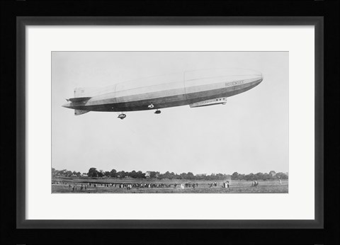 Framed Bodensee Blimp Print
