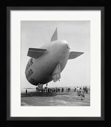 Framed Goodyear Blimp Print