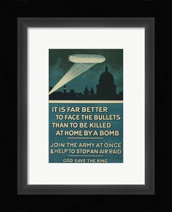 Framed Join The Army Print