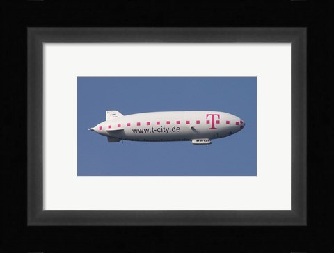 Framed Zeppelin - color photo Print