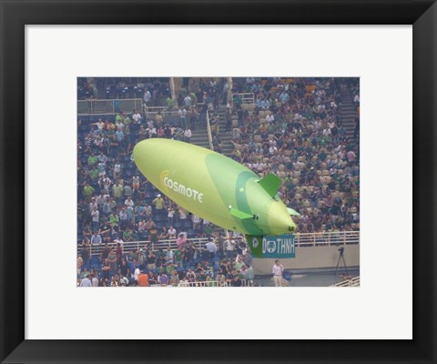 Framed Cosmote Blimp Print