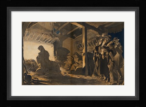 Framed Party at Bethlehem Print