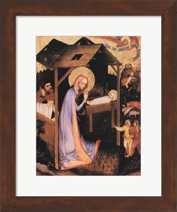 Framed Adoration of Jesus Print