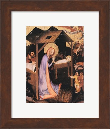 Framed Adoration of Jesus Print