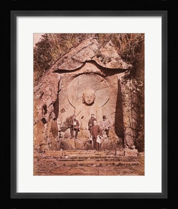 Framed Buddha, Hakone Print