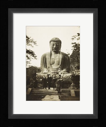 Framed Daibutsu Buddha at Kamakura Print