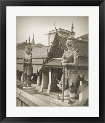 Framed Temple of the Emerald Buddha Bangkok Print