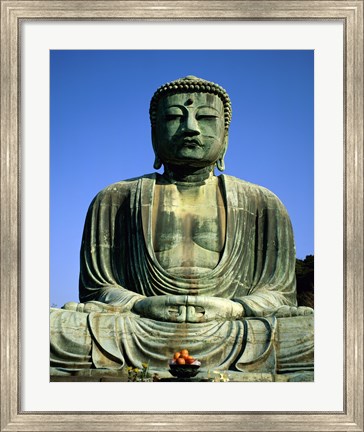 Framed Statue of Buddha, Kamakura, Japan Print