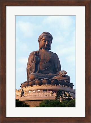 Framed Tian Tan Buddha Print