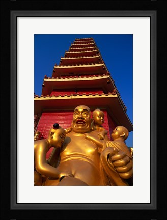 Framed Laughing Buddha Print