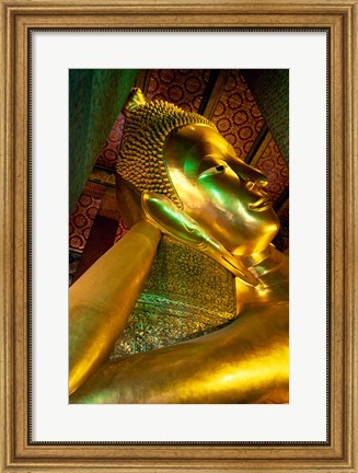 Framed Reclining Buddha, Thailand Print
