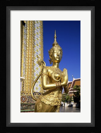 Framed Temple of the Emerald Buddha, Bangkok, Thailand Print