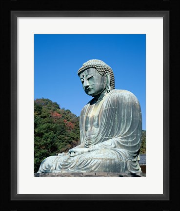 Framed Daibutsu Great Buddha, Kamakura, Honshu, Japan Side View Print