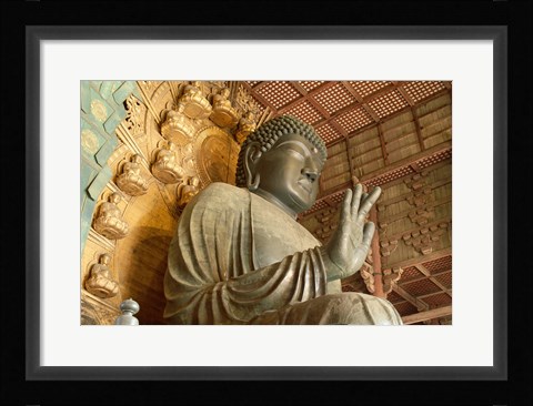 Framed Great Buddha, Todaiji Temple, Japan Print