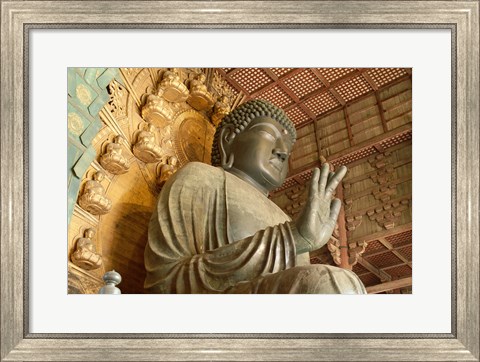 Framed Great Buddha, Todaiji Temple, Japan Print