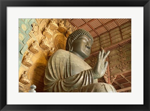 Framed Great Buddha, Todaiji Temple, Japan Print