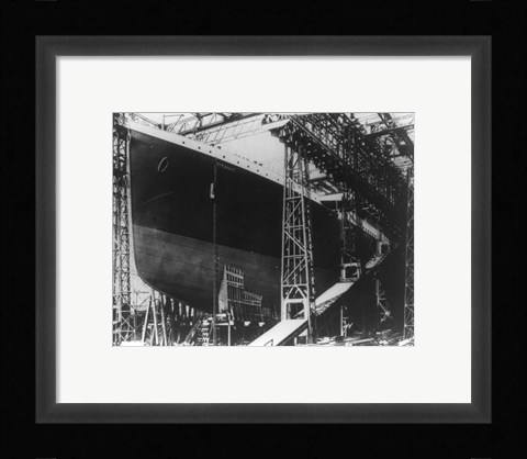 Framed Titanic Print