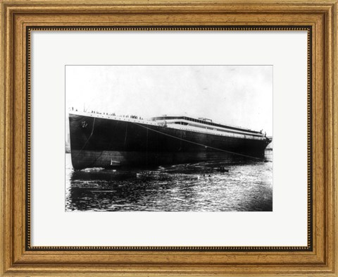 Framed Titanic photograph Print