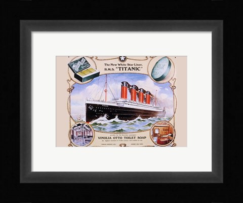 Framed R.M.S. Titanic Print