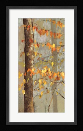 Framed Golden Branches I Print
