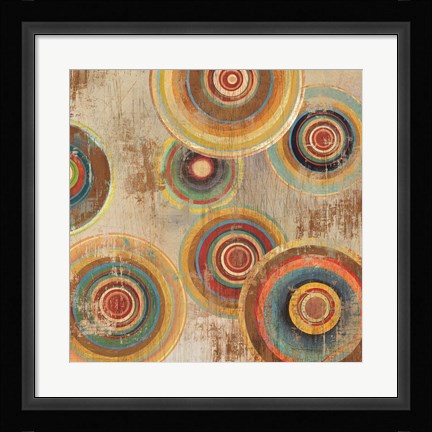 Framed Living Colours I Print