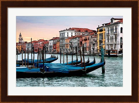 Framed Dawn in Venice Print