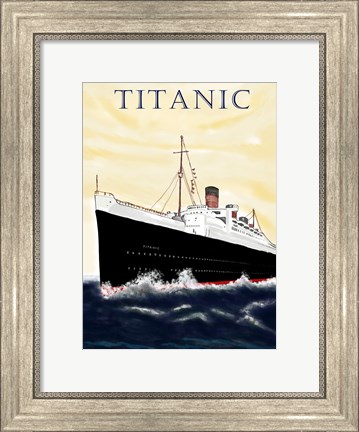 Framed Titanic Poster Print