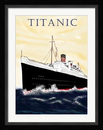 Framed Titanic Poster Print