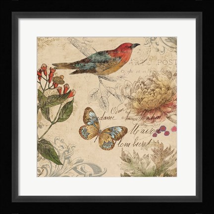 Framed Natures Rhapsody II Print