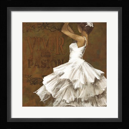 Framed La Dance II Print