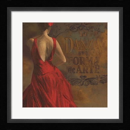Framed La Dance I Print