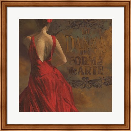 Framed La Dance I Print