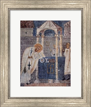 Framed Master of the Sophien Cathedral form Ohrid Print