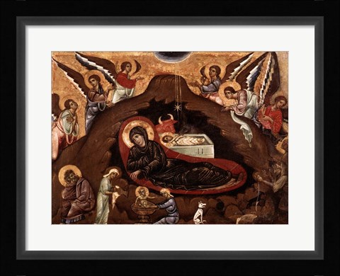 Framed Nativity Print