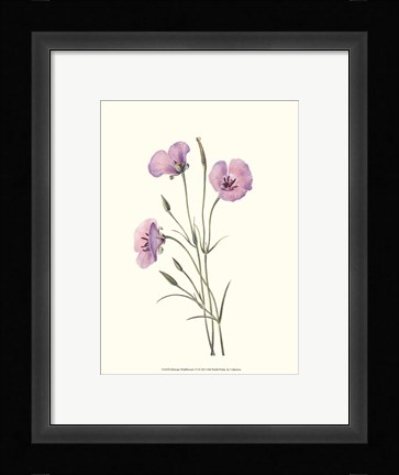 Framed Delicate Wildflowers VI Print