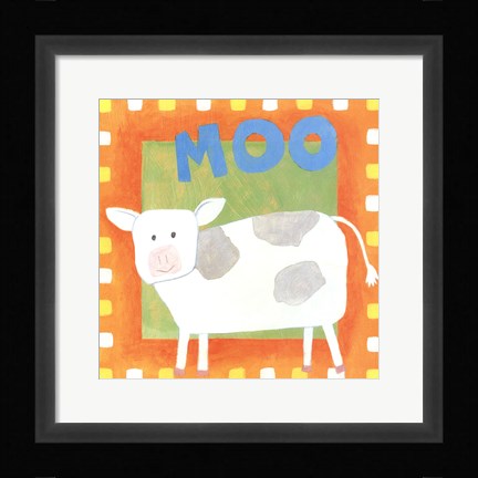 Framed Moo Print