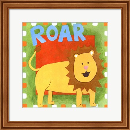 Framed Roar Print