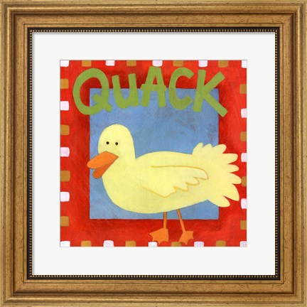 Framed Quack Print