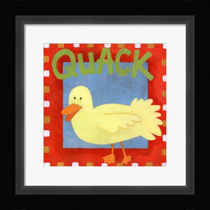 Framed Quack Print
