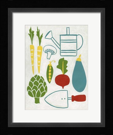 Framed Sunday Garden Print