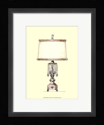 Framed Boudoir Lamp II Print