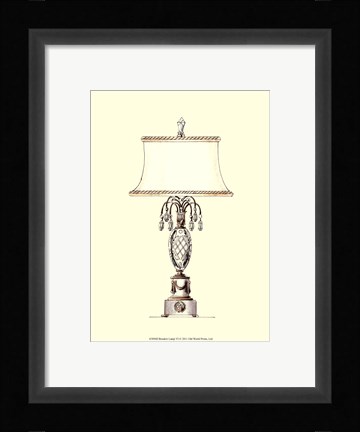 Framed Boudoir Lamp VI Print
