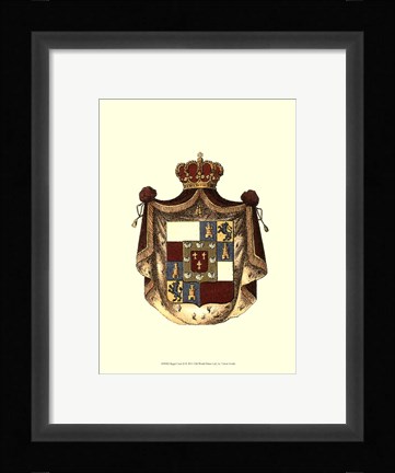 Framed Regal Crest II Print