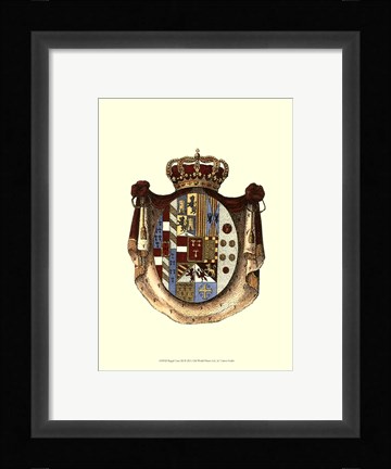 Framed Regal Crest III Print