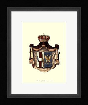 Framed Regal Crest IV Print