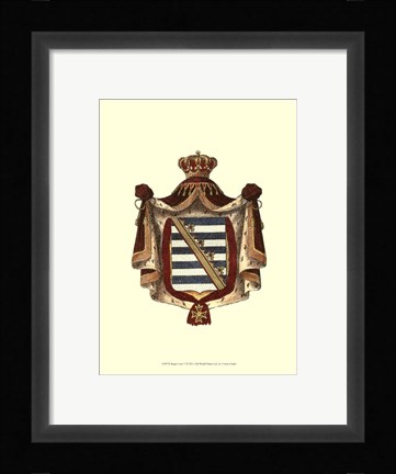 Framed Regal Crest V Print