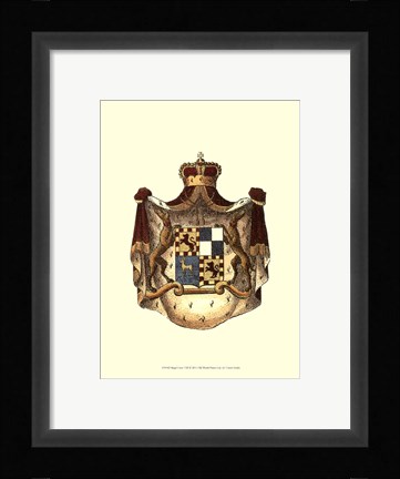 Framed Regal Crest VIII Print