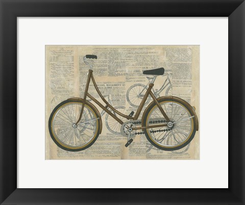 Framed Tour by Bicycle II Print