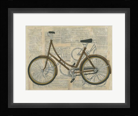 Framed Tour by Bicycle II Print