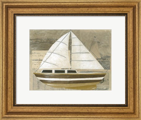 Framed Tour by Boat I Print